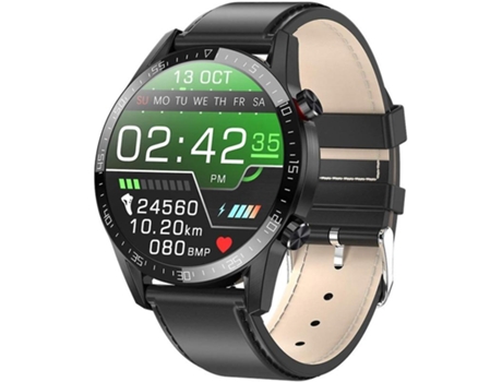 Reloj inteligente para deporte unisex con rastreador de actividad IP68 resistente al agua para Android iOS-Negro3 VEANXIN