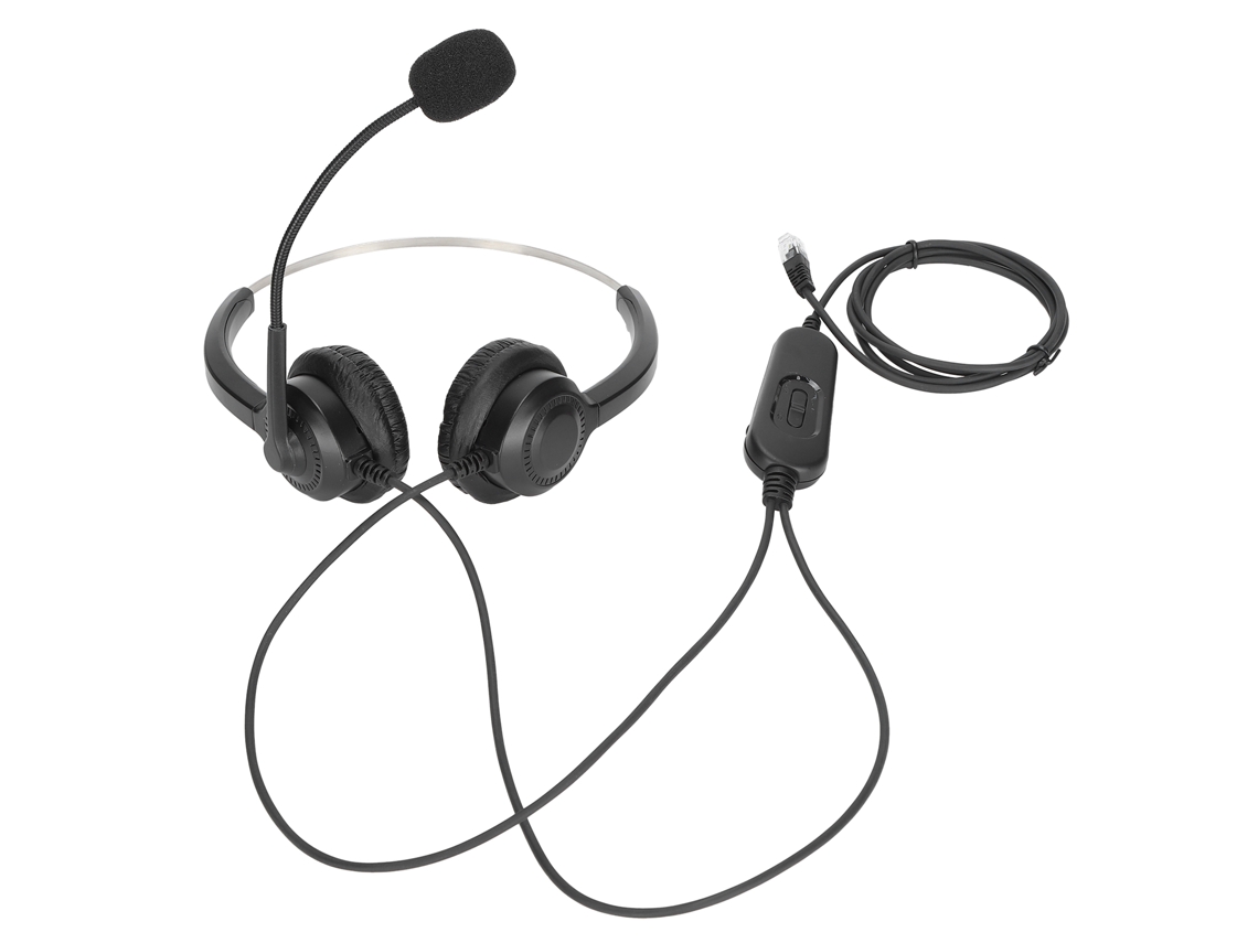 Auriculares con micrófono y control de audio