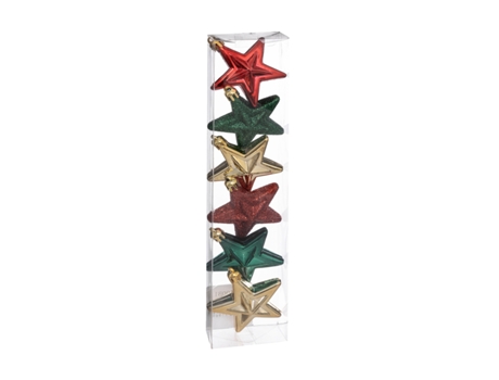 Estrella De Plástico De Navidad Asunto X 6 Delicias FEERIC LIGHTS & CHRISTMAS