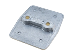 Ânodo de Alumínio Rec97-8M0137814Al Prateado 200 X 315 Mmrecmar