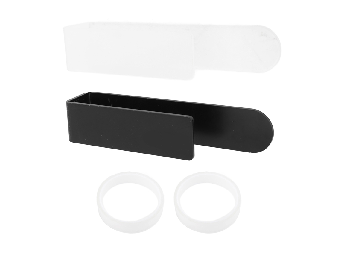 Toallero de plástico en forma de U, 2 piezas, para baño/cocina