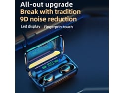 Auriculares Inalámbricos Intrauditivos Bluetooth 5.0 Con Micrófono Y Estuche De Carga Led Para Deportes.
