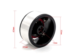 Llanta Beadlock De Aleación De Aluminio Para Coche Rc 1/10 Trx4 Axial Scx10 90046 Scx10 Iii Axi03007 Axi03003 (4 Unidades, 2,2 Pulgadas)