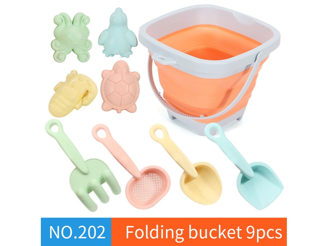 Conjunto De Brinquedos De Praia Yuysan De 9 Peças (202-9laranja)