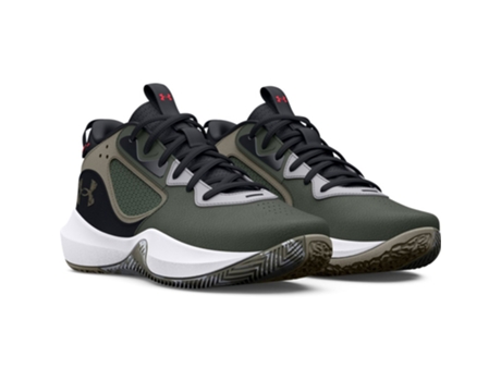 Zapatillas de Hombre UNDER ARMOUR Basquete Lockdown Verde (46)