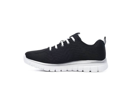 Zapatos de Mujer SKECHERS Gracefulget Connect Textil Negro (38)