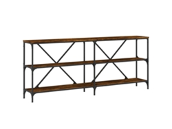 Mesa Consola VIDAXL Marrón Madera contrachapada (180x30x75 cm)