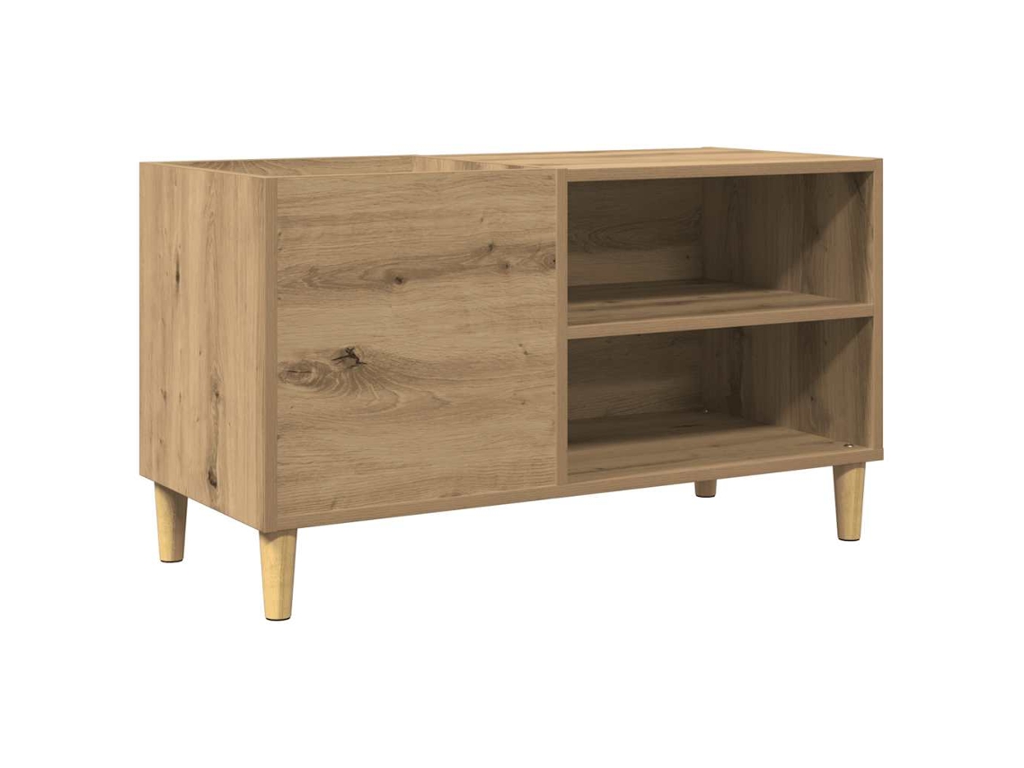 Maison Exclusive - Armário P/ Discos 84,5x38x48cm Deriv Madeira Carvalho Artisiano