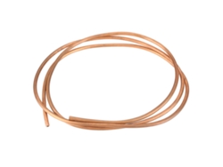 Tubo De Cobre Blando T2 De 2 M Para Refrigeración. Diámetro Interior: 4 Mm, Diámetro Exterior: 6 Mm, Espesor: 1 Mm.