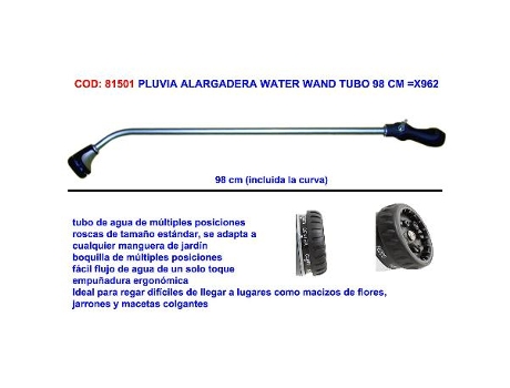 Pluvia alargadera water wand tubo 98 cm x962