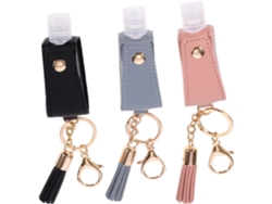 3 Pièces Porte Clés Bouteilles De Voyage Para Liquide Mains Lotion Transparent Y Portátil École ...