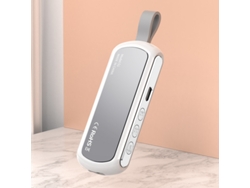 Altavoz de conducción ósea MDUG con Bluetooth 5.2 para colocar debajo de la almohada, con linterna para facilitar el sueño, blanco y plateado