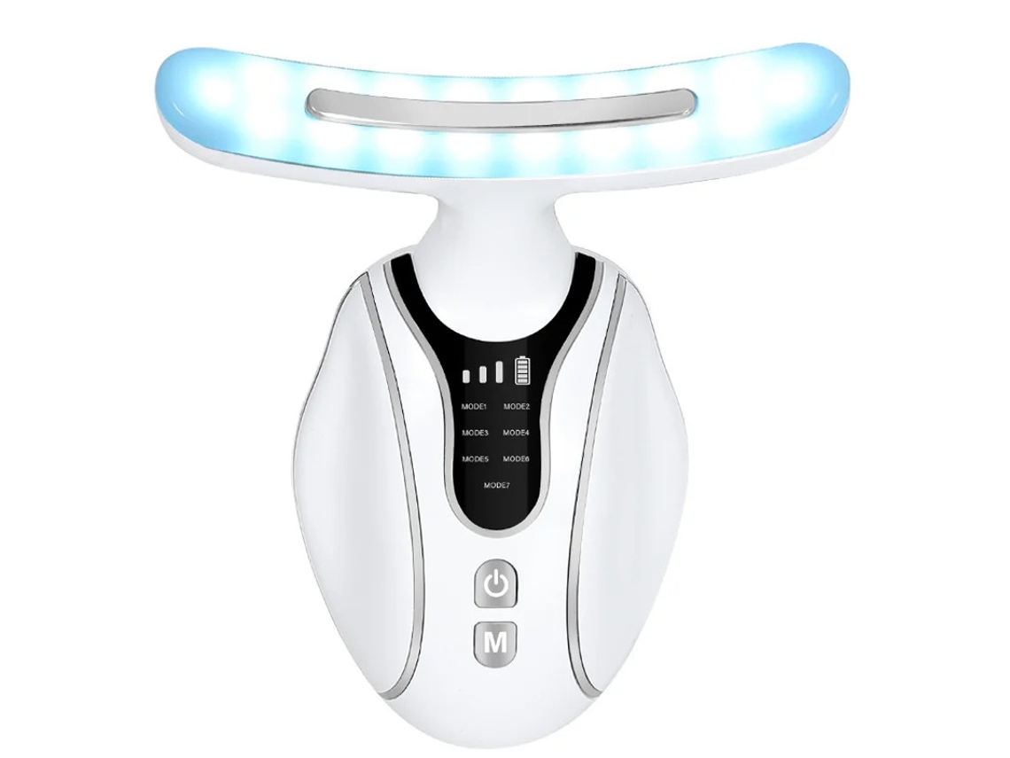 Massageador Facial De Pescoço Massageador Elétrico Massageador Facial De 7 Cores Para Cuidados Com A Pele Ferramenta Multifuncional De Ma Yizhood