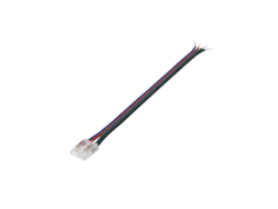 Conector Hipopótamo con Cable para Unir Tira LED RGB/RGBIC COB 24V DC IP20 Ancho 10mm LEDKIA