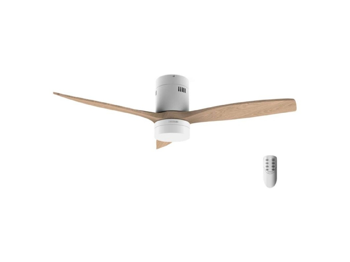 Cecotec Ventilador De Techo Con Luz Led Energysilence Aero 5600 Classic. 40w, Motor Dc, Diámetro 132 Cm, Lámpara Led 18w