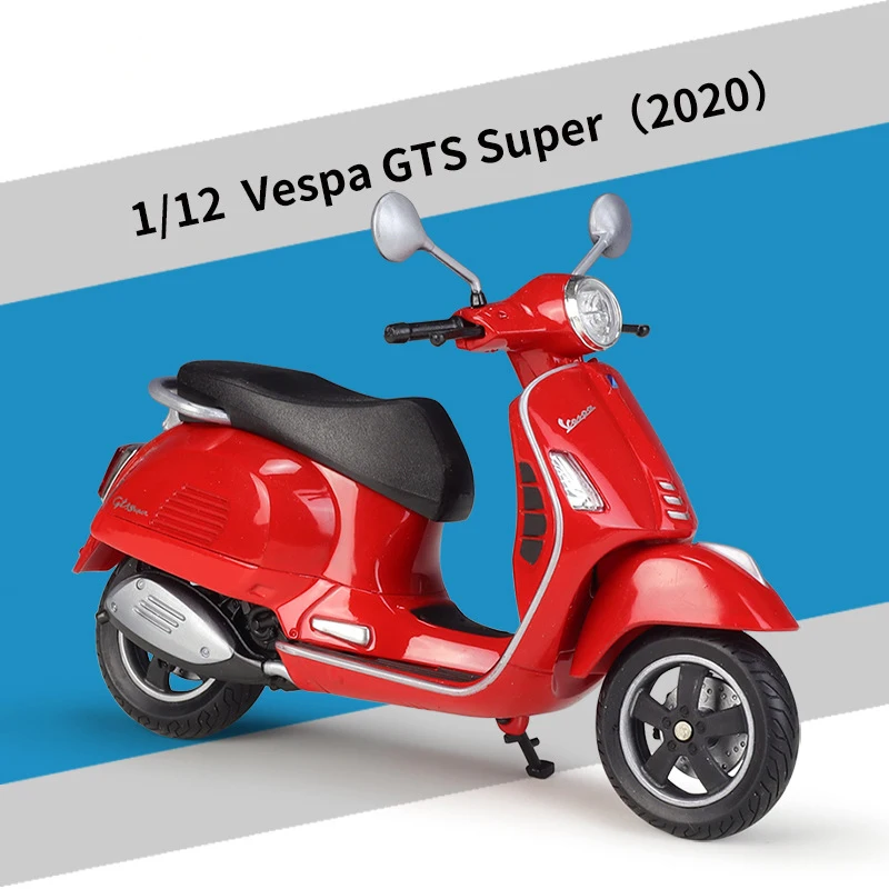 (rojo) Coche De Juguete De Motocicleta De Metal Fundido A Presión, Coche De Juguete Coleccionable De Motocicleta Todoterreno
