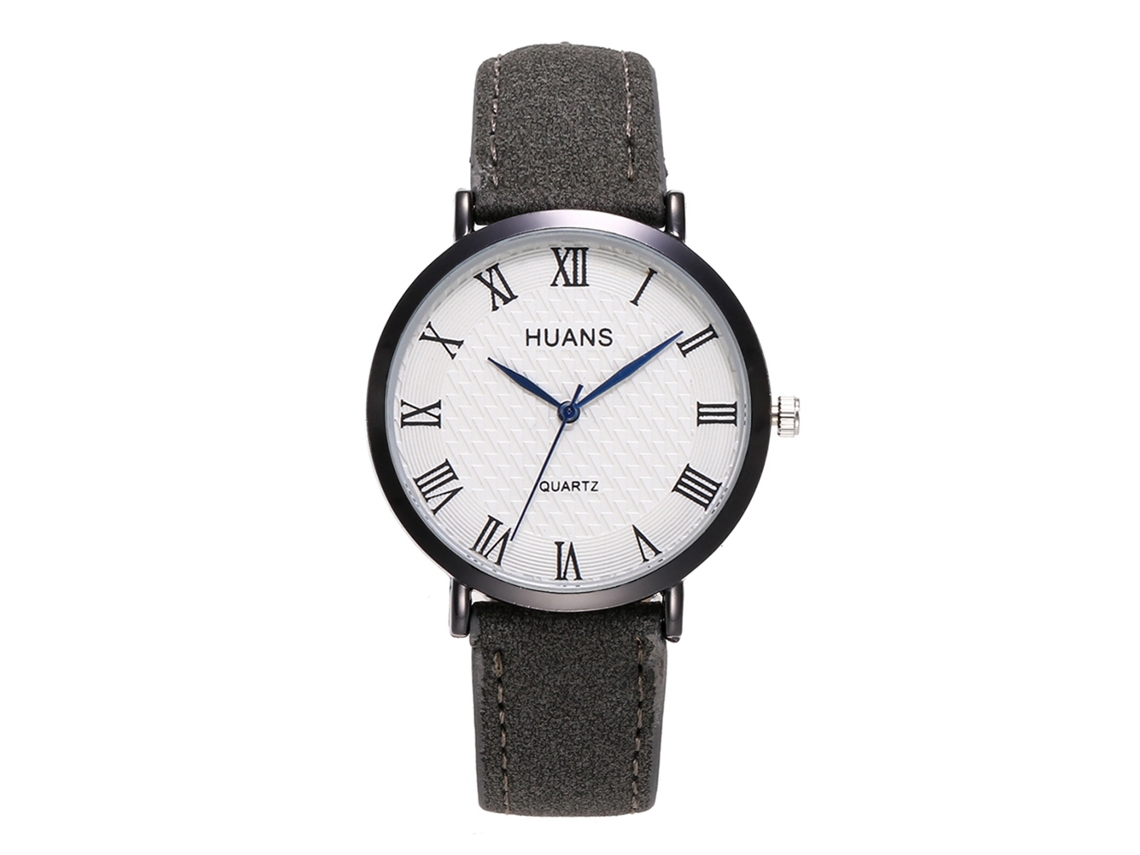 Reloj De Pulsera De Cuarzo Para Hombre Con Correa De Pu, Regalo Sencillo Y Elegante Zlf0392 (negro)