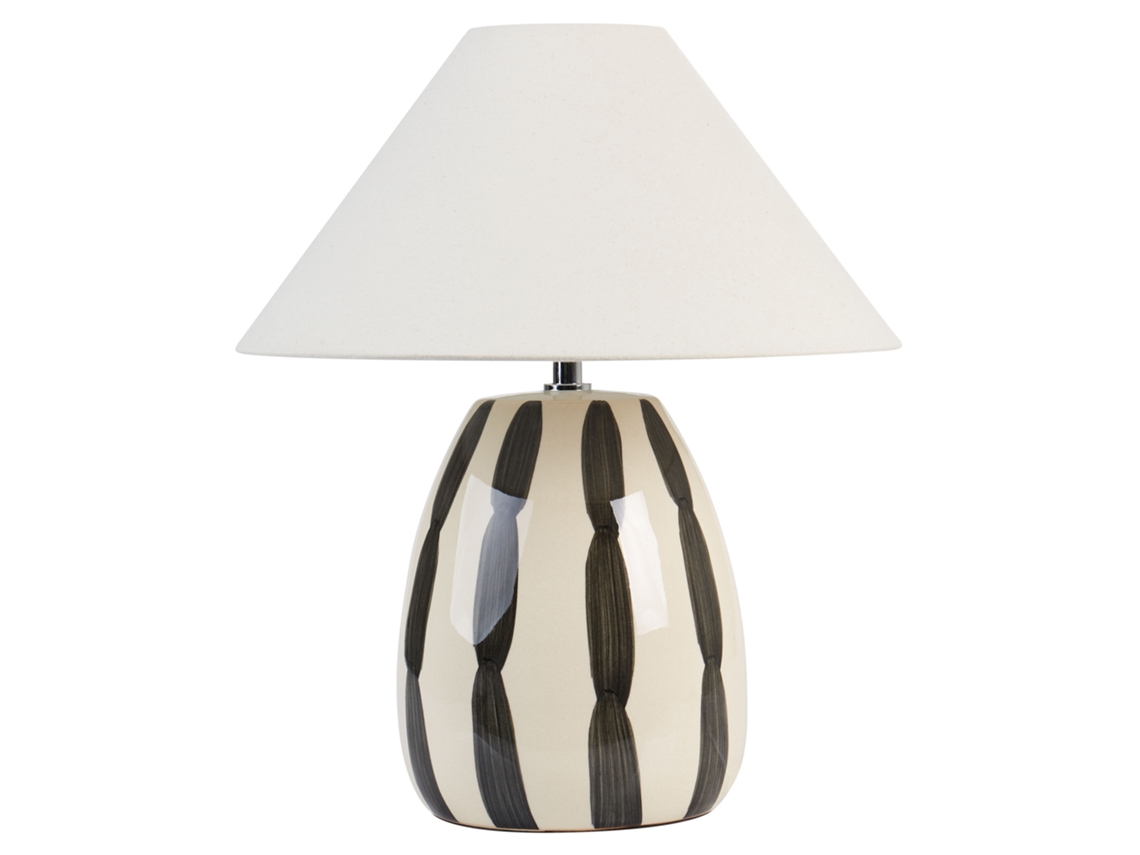 Lámpara de mesa BELIANI Luchetti de Cerámica Beige 35x35x43