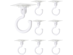 Ganchos Autoadhesivos, Ganchos Para Pared Y Techo Sin Necesidad De Taladrar, Resistentes Al Agua, 8 Unidades, 4,5 Kg