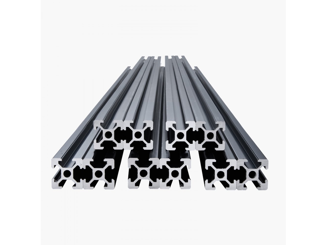 Juego de Perfiles de Aluminio 2020t 2000mm con Accesorios para Estructuras Tekmaquinas