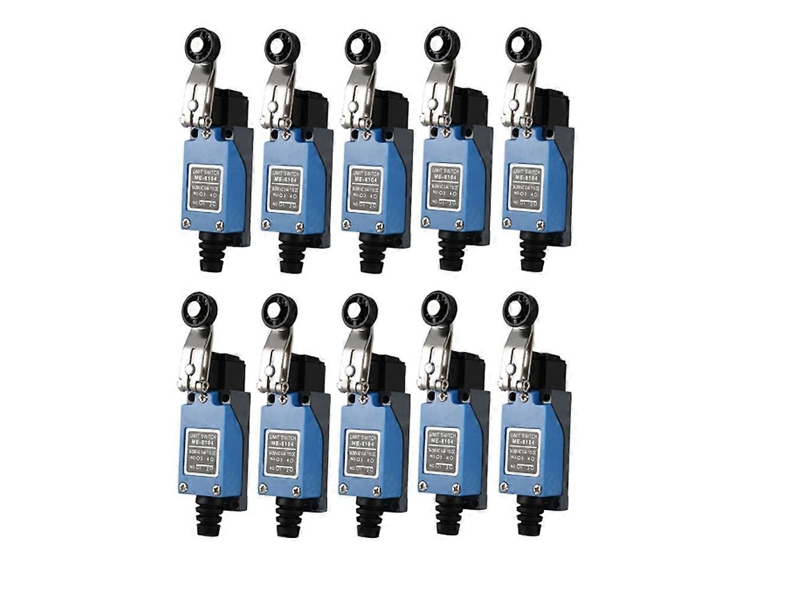 10 Pecas De Limit Switch Do Tipo Momentâneo De Braço Rolante Me - 8104 Para Fresadora Cnc 5a 250v Mini Switch Me8104