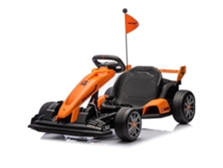 Mclaren Gokart Eléctrico Para Niños - 5 A 12 Años - Función De Derrape - Naranja