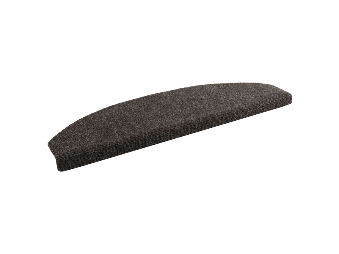 Vidaxl Alfombras Autoadhesivas Para Escaleras 15 Pcs Gris Antracita