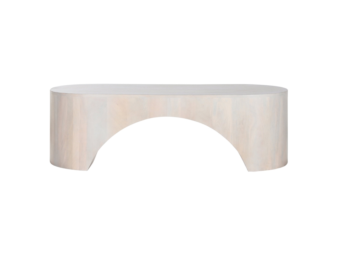 Mesa Centro Mango Blanco 137x60x42cm