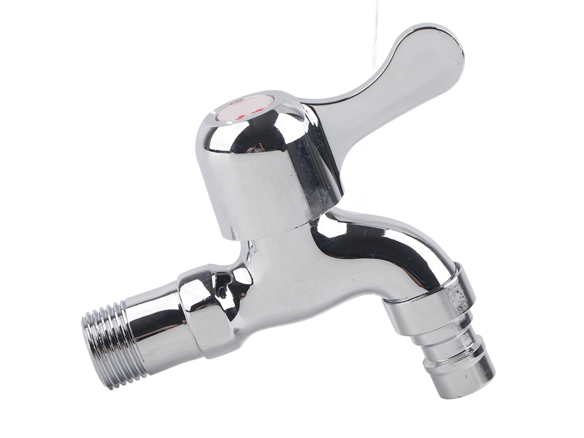 Grifo De Agua Fría Para Lavadora, Montado En La Pared, G1/2in, Para Baño Y Lavandería, Cobre.