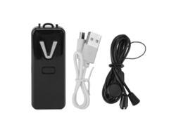 Purificador De Aire Portátil Recargable De Iones Negativos Para Uso En Interiores Y Exteriores - Negro