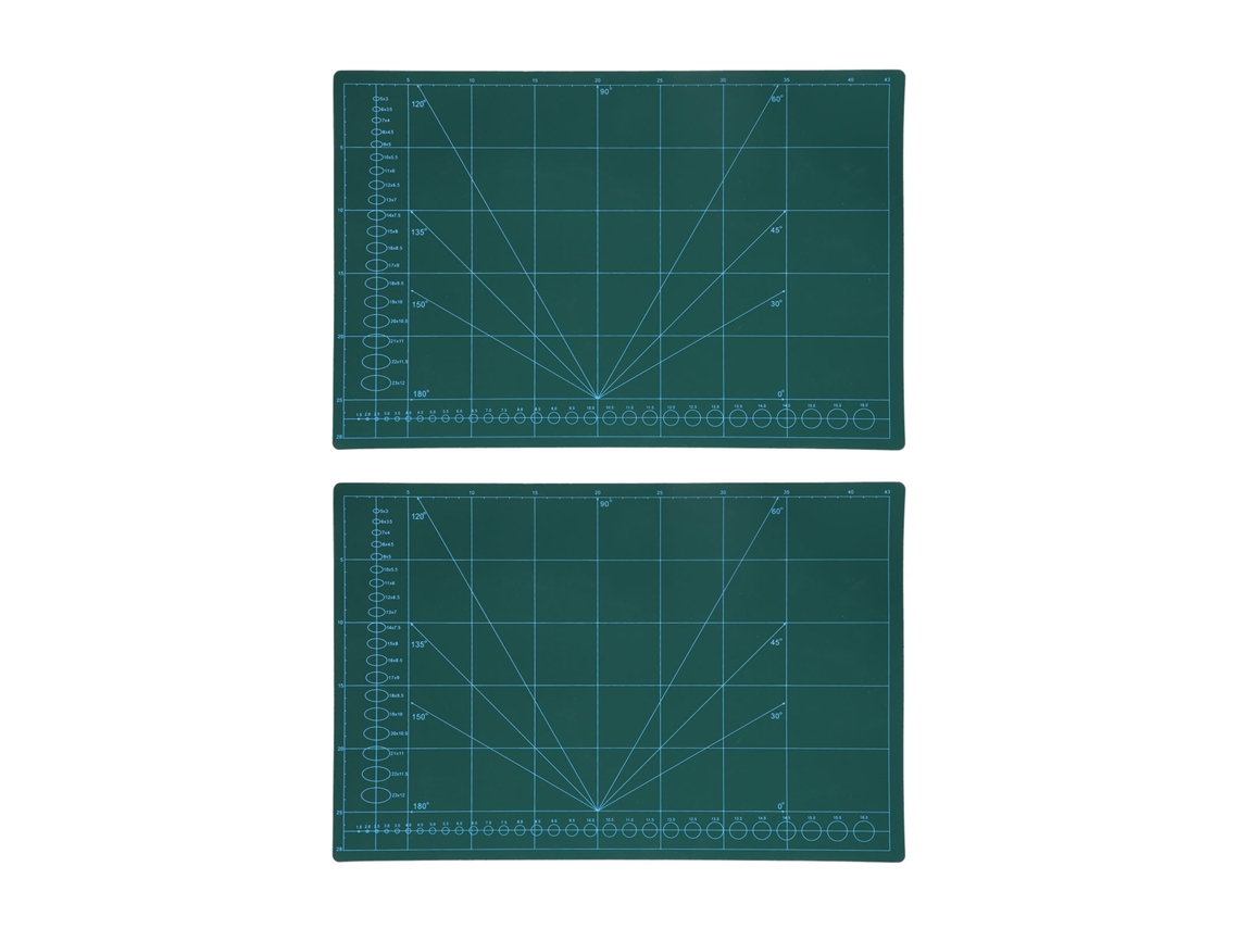 Panel De Pvc Autorreparable Para Cortar, Ideal Para Manualidades, Costura Y Acolchado, Tamaño A3 (2 Piezas).