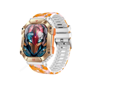 Reloj inteligente militar, relojes de Fitness, brújula de aire de altitud IP68, Monitor de salud resistente al agua, reloj inteligente con llamada ...