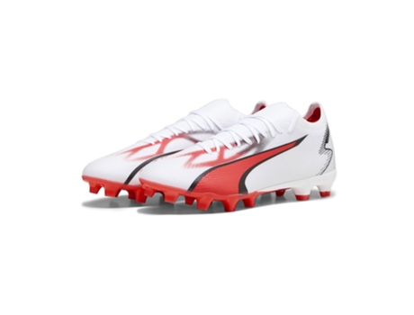 Botas de fútbol Unisex para Fútbol PUMA Ultra Match Fg Blanco (44)