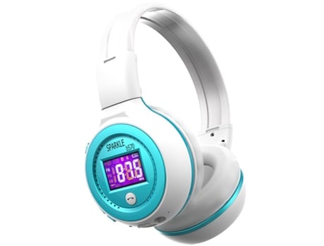 Auriculares Bluetooth Original Zealot B570 Hifi Estéreo Auriculares inalámbricos con micrófono Fm Radio Tarjeta Micro SD Azul
