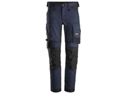 SNICKERS WORKWEAR-63419504052-Pantalones elásticos AllroundWork Azul Marino-Negro talla 52