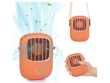 Ventilador USB portátil Mini ventilador personal de mano recargable para niños, mujeres y hombres, 3 velocidades ajustables, rojo BISBISOUS