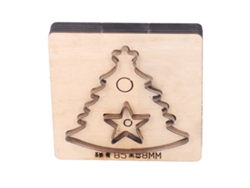 Herramienta De Aleación De Acero Para Cortar Cuero, Monedas Y Árboles De Navidad, Ideal Para Manualidades Diy, 17x12x4cm.