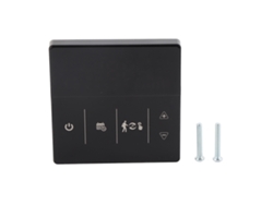 Termostato inteligente multifuncional programable de 220 V, color negro