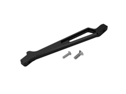 Soporte De Matrícula Delantera De Aleación De Aluminio Para Arrma Senton 1/10 Typhon 1/8 Kraton 6s 1/8 Negro