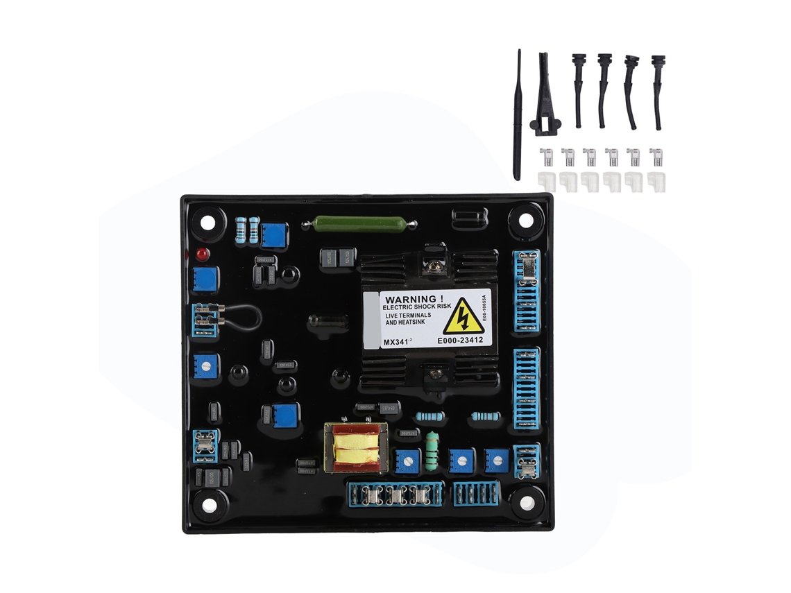 Módulo Regulador Automático De Voltaje (avr) Mx341 Para Generador Sin Escobillas De 2 Fases