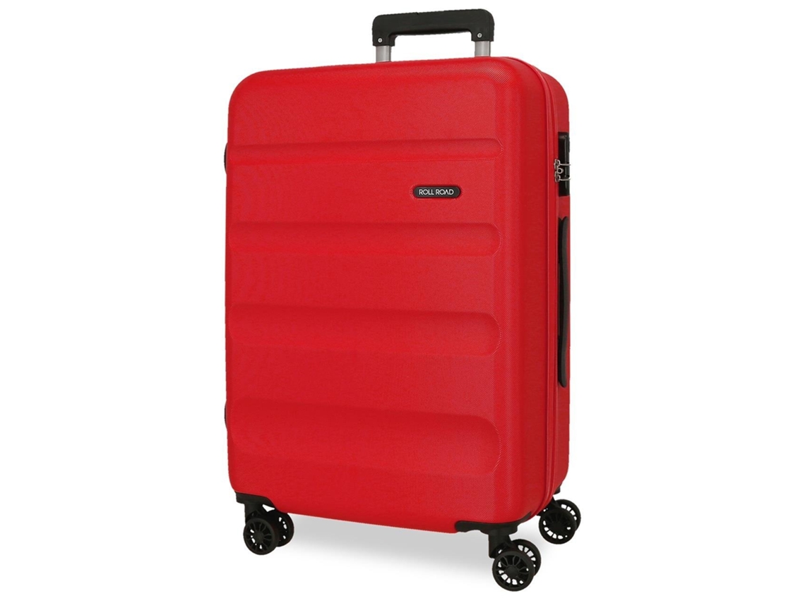Maleta de Viaje Grande ROLL ROAD Flex Rojo (75x51x28cm - 91L)