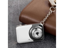 Gris + Tarjeta de memoria de 32 g X 6 Mini cámara de video para niños Cámara de regalo TAISHENGDA (c)