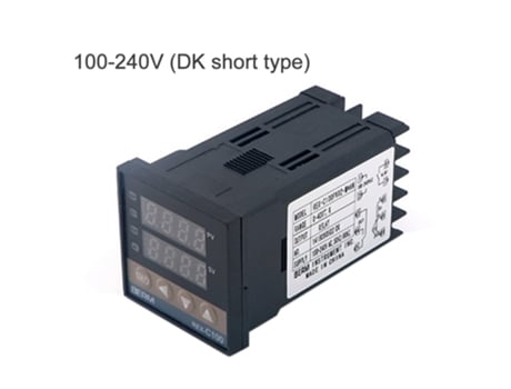 Controlador de temperatura digital PID REX-C100FK02-M*AN Salida de relé tipo 0 a 400CK (100-240V CK de largo) #3