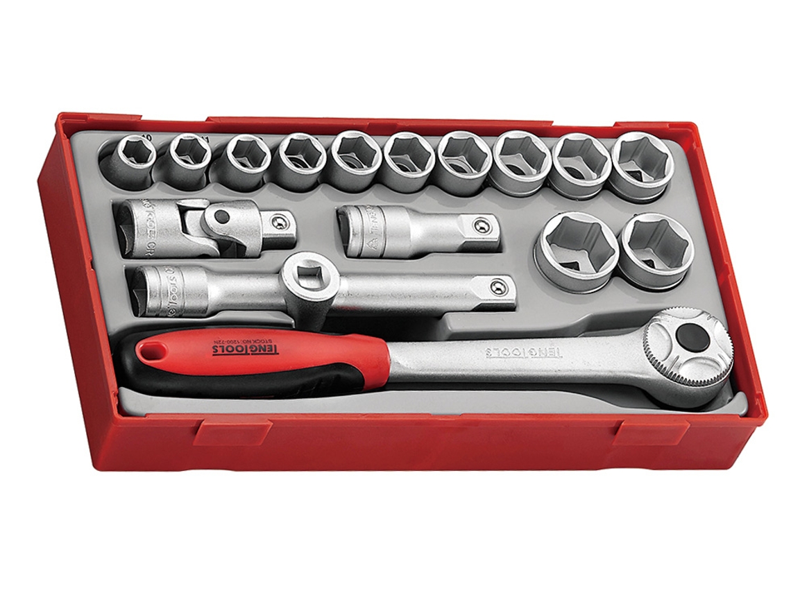 Tengtools 39180203 Juego De Vasos Hexagonales Tt1218-6