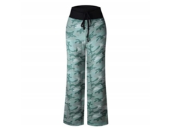 Pantalones Palazzo Cómodos Para Mujer Con Estampado Floral Y Elastano.