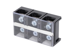 Bloque De Terminales De Dos Filas Con Tapa, Conector De Alimentación, Cableado De Cobre, Ac600v Tc-1503 (6 Puntos)