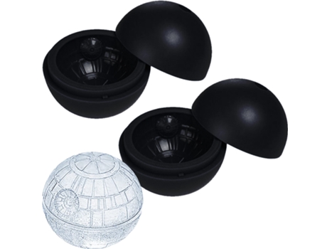 Star Wars Ice Molds Sphere Big Ice Ball, para Whisky, Bourbon y Cola -negro (L)