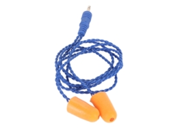 Fones Mali de Ouvido de Espuma para Rádio com Isolamento de Ruído Plugue Mono 1/8 Polegada