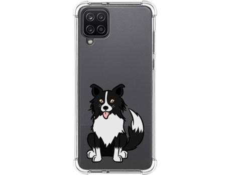 Carcasa Samsung Galaxy A12 TUMUNDOSMARTPHONE Dibujos Antigolpes Perros 01 Multicolor