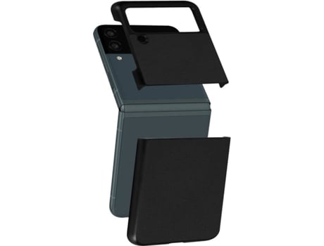 Carcasa Samsung Galaxy Z Flip 3 AVIZAR Saffiano Negro